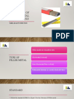 Selection of Filler Metal For Welding