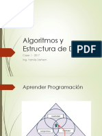 Algoritmos y Estructura de Datos