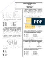 Lista de Exercícios - Ácidos e Bases