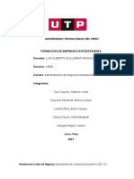 Formato para Presentar Plan de Negocio de Empresa Exportadora