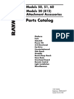 Parts Catalog: Models 50, 51, 60 Models 20 (812) Attachment Accessories