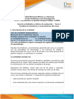 Guía de Actividades y Rúbrica de Evaluación - Tarea 1