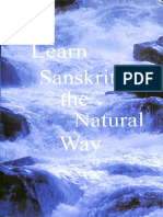 Learn Sanskrit The Natural Way