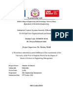 Final Dissertation Industrial Control System Security Effectiveness To Oil and Gas Organizational Performance - Final