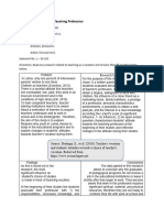 Beed 1101 - Ed 102 The Teaching Profession: Research Methodology