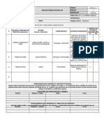 Formato Analisis de Trabajo Seguro