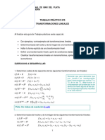 Guia de Transformaciones Lineales 2021 Con Pistas y Enlaces