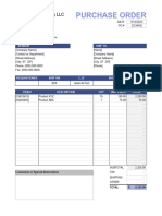 Purchase Order: SJA General Trading LLC