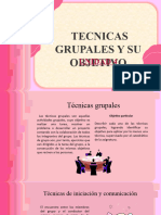 Tecnicas y Dinamicas de Grupo