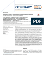 Braga C Cytotherapy 2022 Proteomics of MSC EV Normoxia Hypoxia