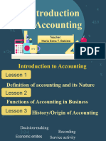 Introduction To Accounting