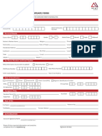 ALAT Account Customer Update Form