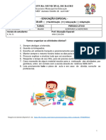 Semana 20 - de 12 A 16 de Julho - Infantil 4