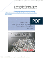 Substance Abuse and Addiction Treatment Practical Application of Counseling Theory 1st Edition Lewis Test Bank