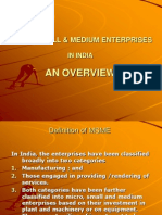 An Overview: Micro, Small & Medium Enterprises