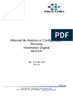 Manual de Acesso e Configuração Remota MHX100 v12