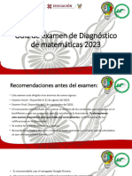 2023 Guía Examen Diagnóstico de Matemáticas