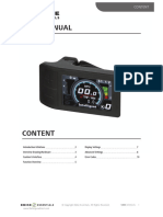 500C Display Manual