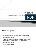 Week 6 Electrical Engineering