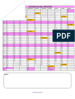 Calendário Escolar - 23 - 24