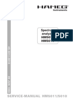 Hameg hm5010 5011 Adjustment SCH (ET)