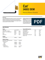 349D2 - Specalog (English) - 349D2OEMFrontlessHydraulicExcavator