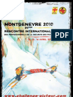 Brochure Challenge Pisteur Montgenevre