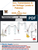 EPT Lecture 1 Generation, Transmisison Voltage Levels