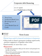 Week 8 Long Term Financing - Debt