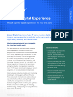 Zscaler Digital Experience Data Sheet