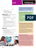 B2 Unit 4 Reading Plus Lesson