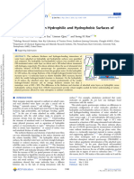 Water Adsorption On Hydrophilic and Hydrophobic Surfaces of Silicon