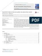 Quantitative Study On Long Term Global Solar Photovoltaic Market