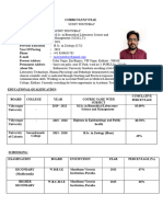 Sujoy Tontubay CV