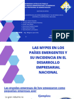 Las Mypes en Los Países Emergentes y Su Incidencia en El Desarrollo Empresarial Nacional