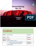 Bio 110 - Ch8 (Animal)