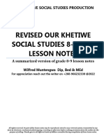 Revised Our Khetiwe Social Studies 8-9 2022