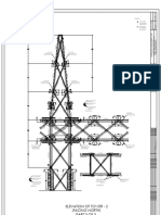 Elevation of Tower - 2 (Facing North) Part 3 of 3: Section L-L