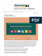 MCQ in Engineering Economics Part 3 ECE Board Exam