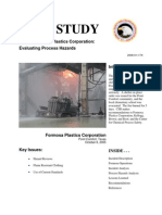 Case Study: Fire at Formosa Plastics Corporation: Evaluating Process Hazards