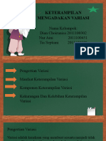 Keterampilan Variasi