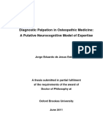 Diagnostic Palpation in Osteopathic Medi-7437305