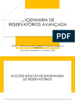 Aula 2 - Engenharia de Reservatórios Avançada 2022 - 2023