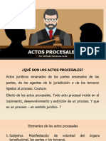 Actos Procesales