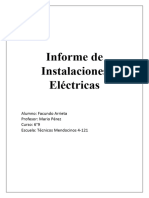 Informe de Instalaciones Eléctricas