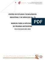 Manual de Prueba Antidoping 2023-Cetis71