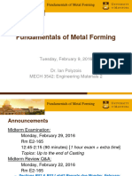 Fundamentals of Metal Forming