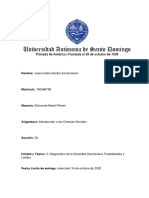 Diagnostico de La Sociedad Dominicana de Juana Santos