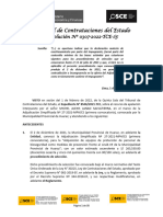 Tribunal de Contrataciones Del Estado: Resolución #0307-2022-TCE