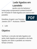 Leds Série & Paralelo